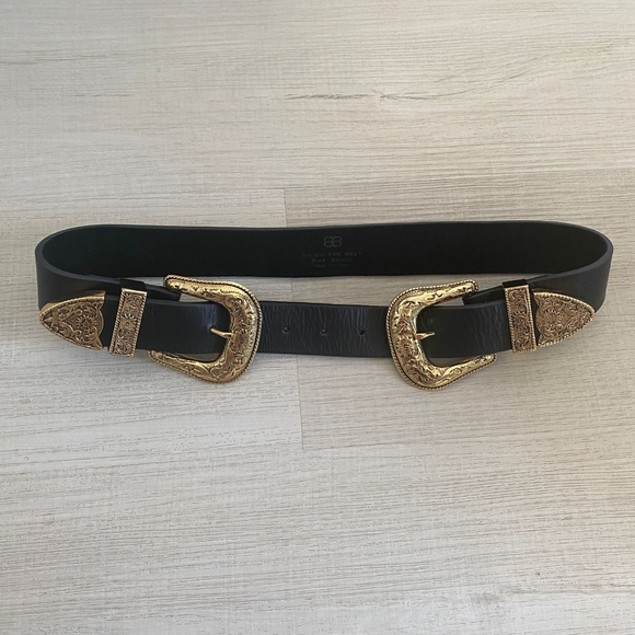 B-Low the Belt Accessories - B low the belt double buckle belt